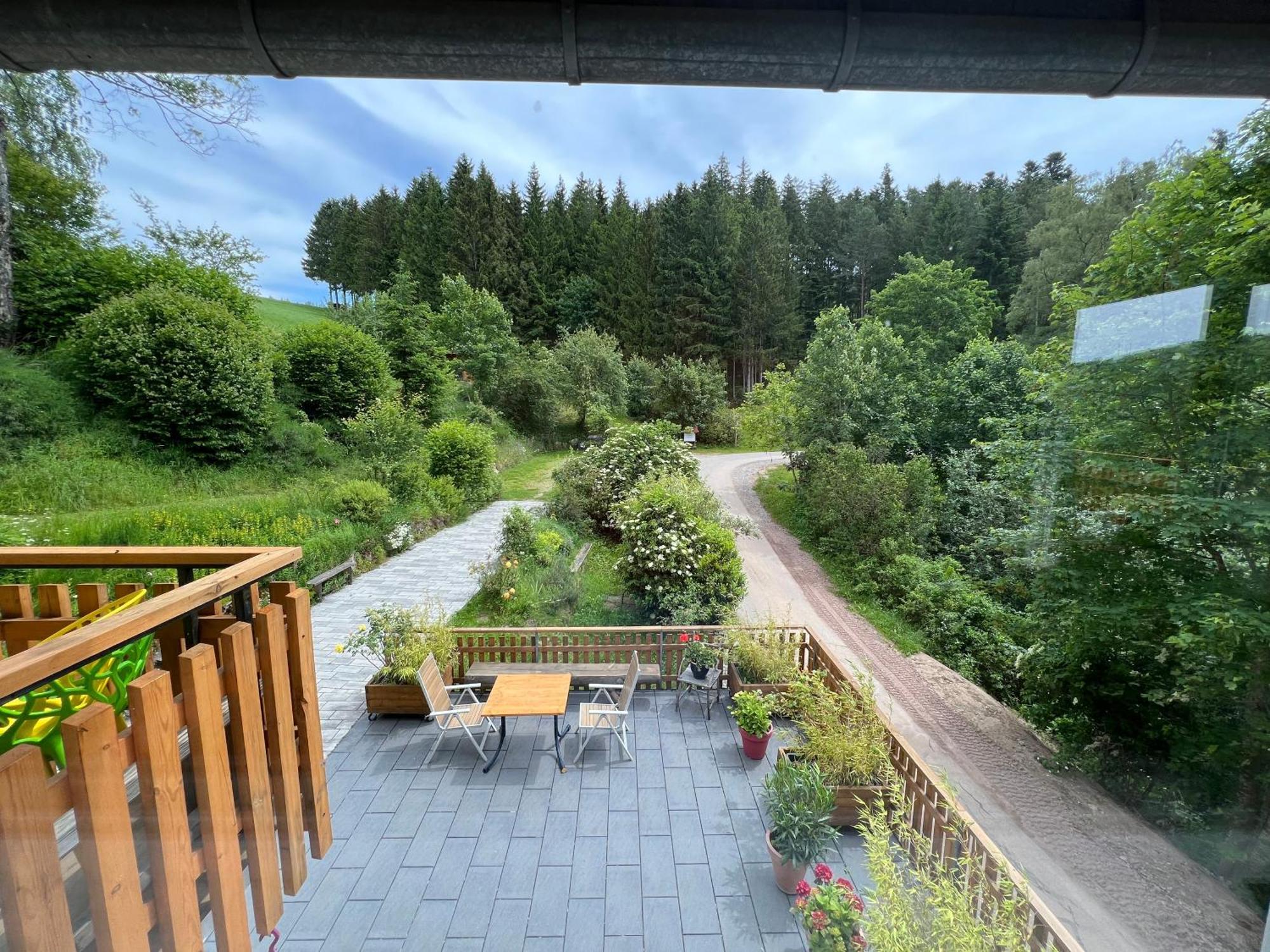 Ferienwohnung Landhaus Valentin Triberg im Schwarzwald Exterior foto